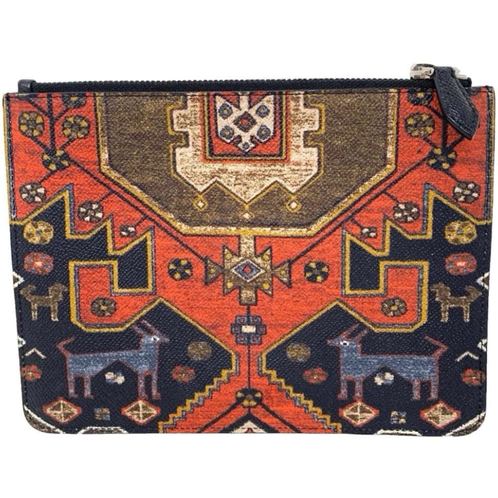 Givenchy Colorful Geometric Pattern Pouch